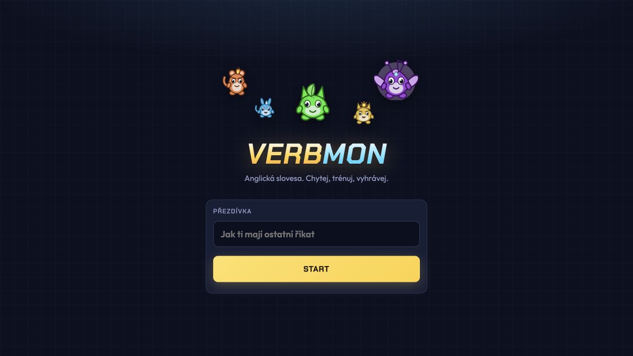 Verbmon — anglická slovesa jako příšerky